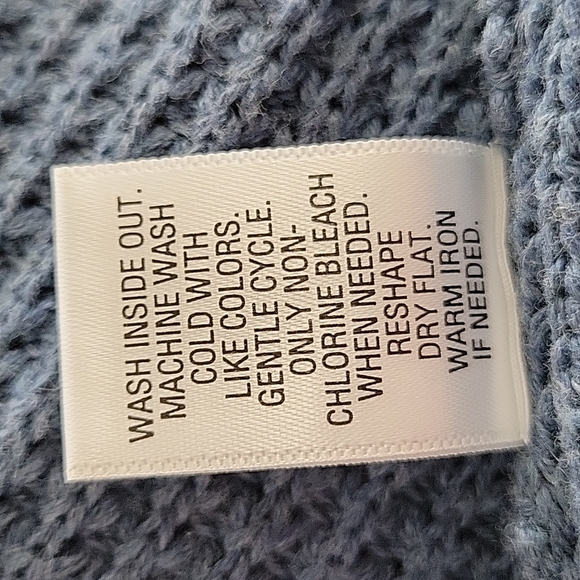 Croft & Barrow  Men's Dress/Casual Knit Crewneck Sweater Size XXL Americana Blue - Picture 10 of 10